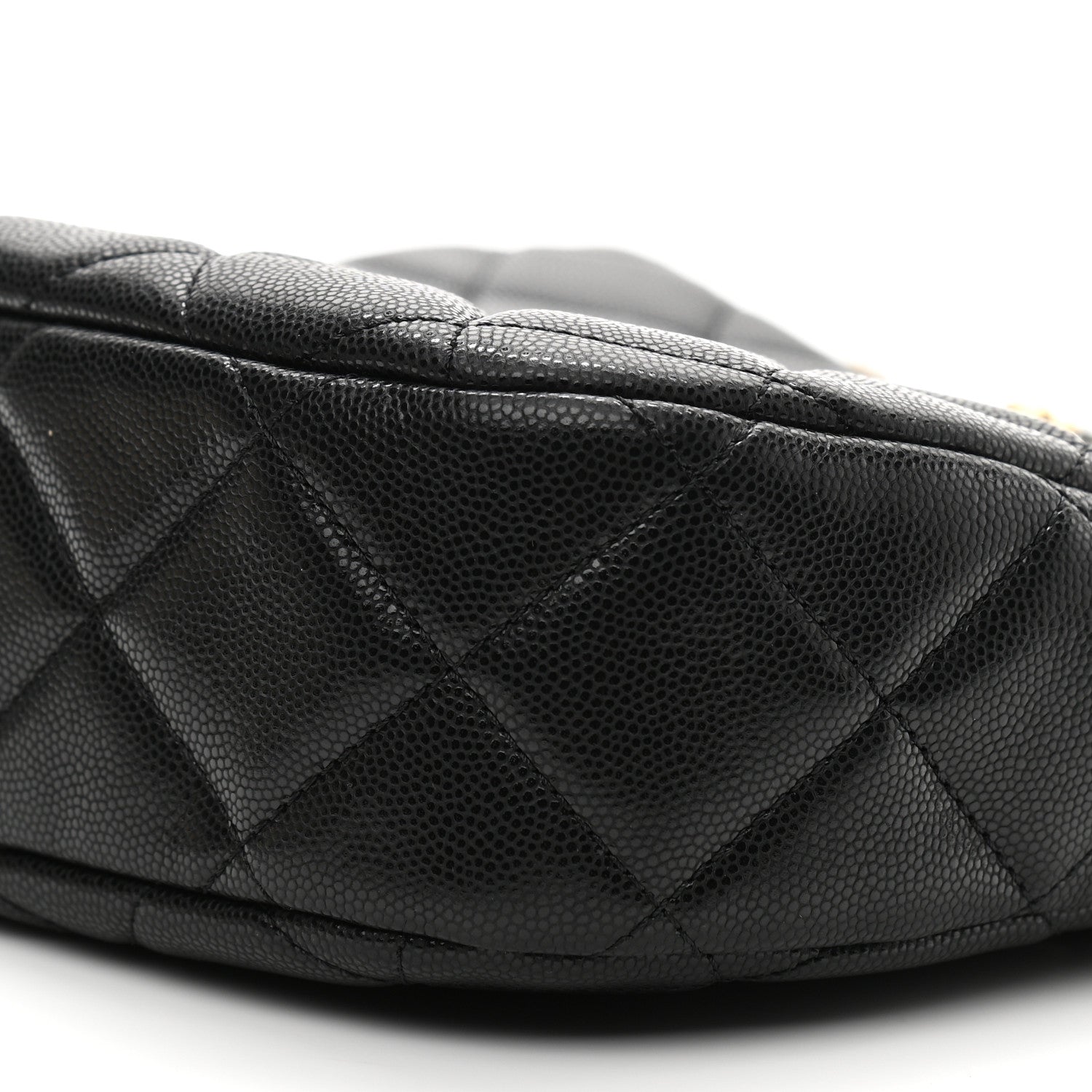 Chanel Caviar Quilted Twist Your Buttons Hobo Black 10 of 11