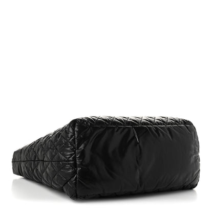 Chanel Nylon Quilted Large Coco Cocoon Tote Black 4 of 10