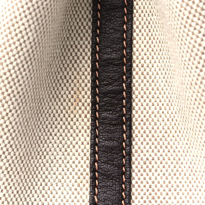 Hermes Buffle Skipper Toile Garden Party 30 TPM Marron Fonce 10 of 10