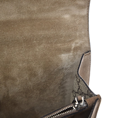 Gucci GG Supreme Monogram Embroidered Medium Dionysus Shoulder Bag Taupe 9 of 21
