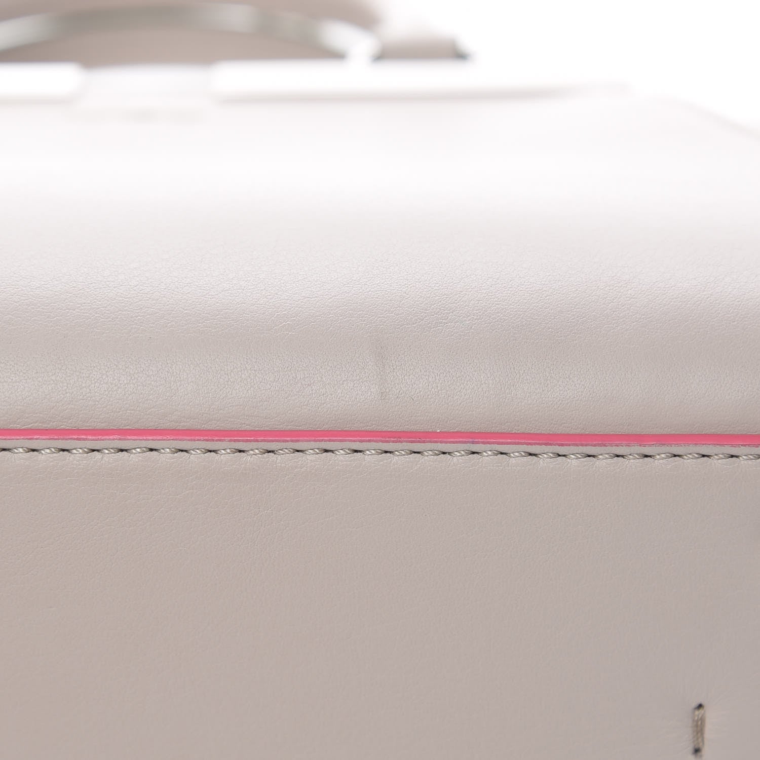 Fendi Vitello Dolce Mini 3Jours Tote Grigio Polvere 14 of 14