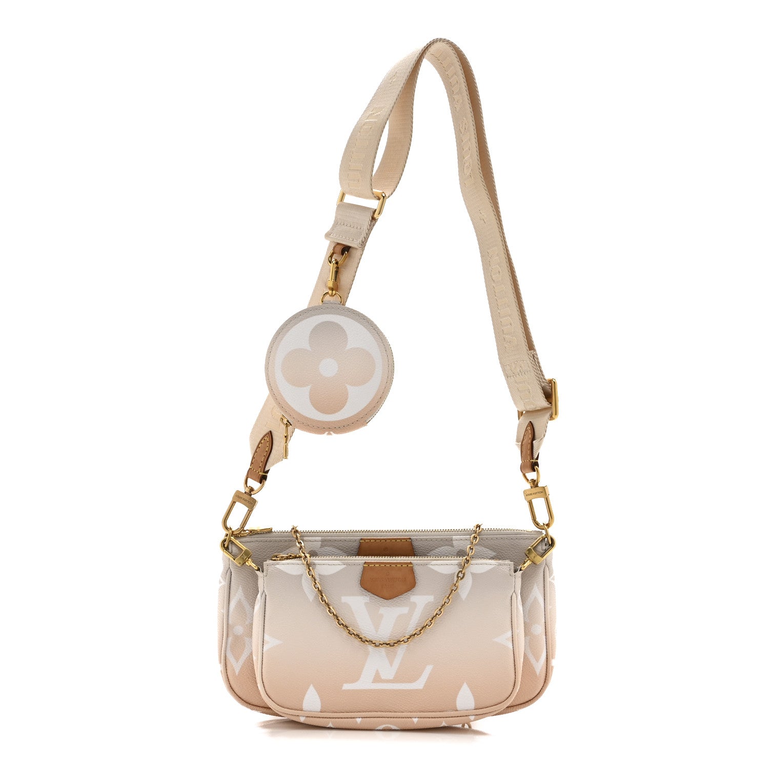Louis Vuitton Monogram Giant By The Pool Multi Pochette Accessories Brume 1 of 11