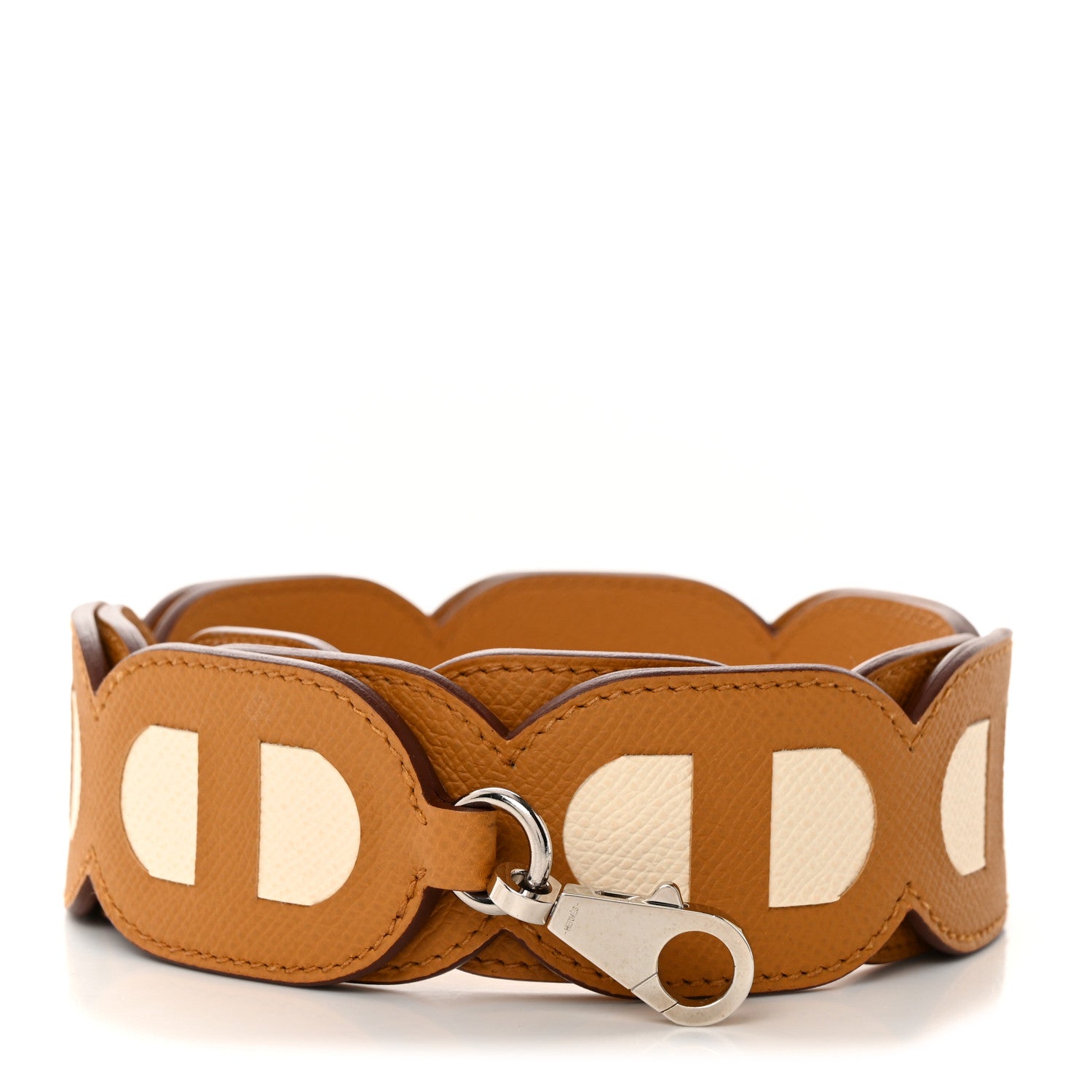 Hermes Epsom Maillons Shoulder Strap Sesame Nata 1 of 6