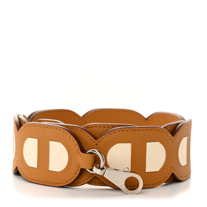 Hermes Epsom Maillons Shoulder Strap Sesame Nata 1 of 6