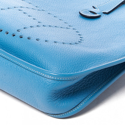 Hermes Epsom Evelyne PM Blue Jean 4 of 7