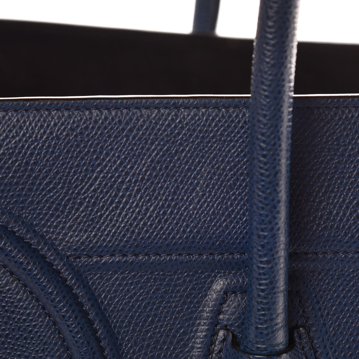 Grained Calfskin Medium Phantom Luggage Indigo