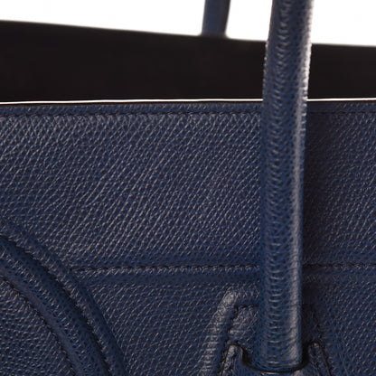 Celine Grained Calfskin Medium Phantom Luggage Indigo 21 of 21