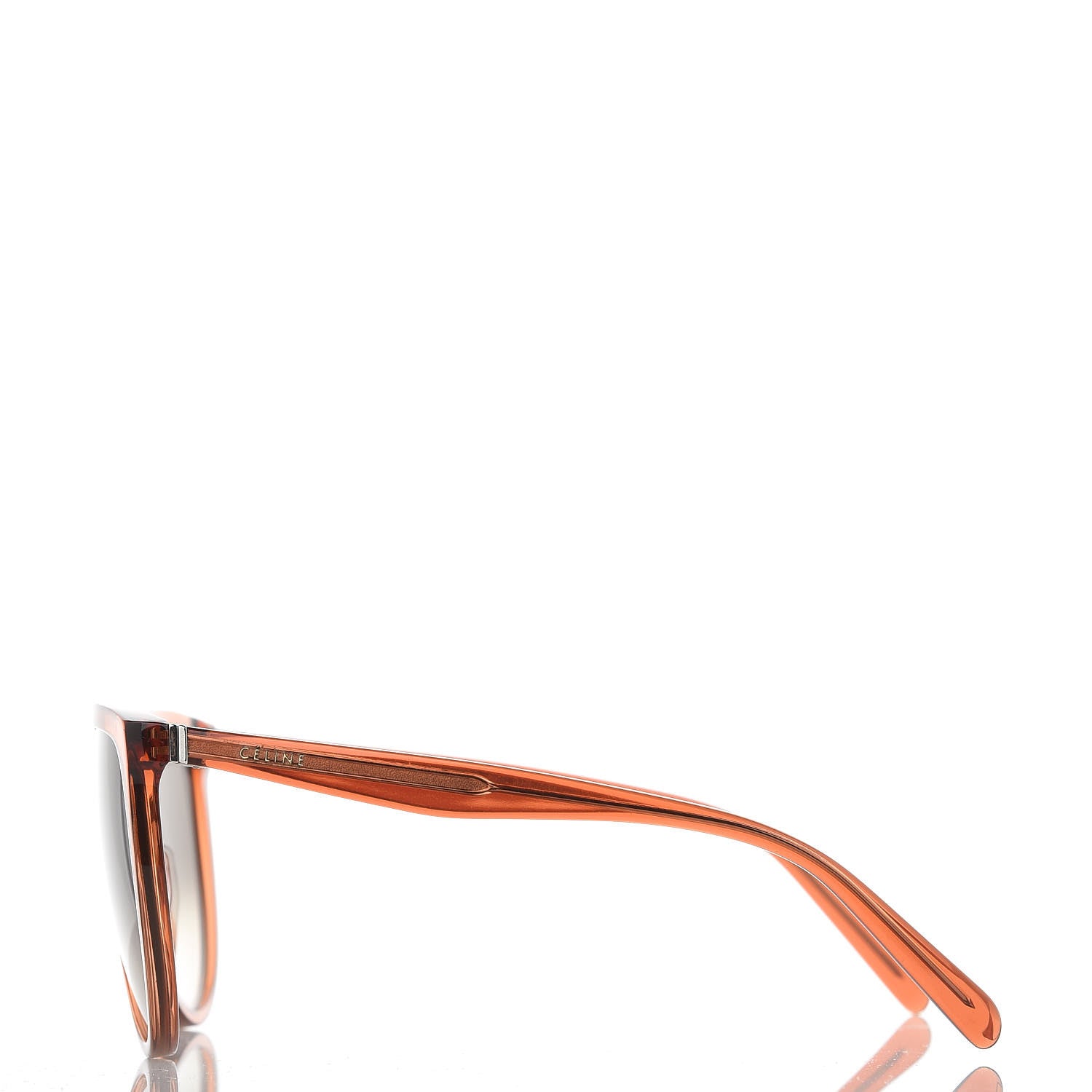 Celine Acetate Thin Shadow Sunglasses CL41435/S Orange 2 of 6