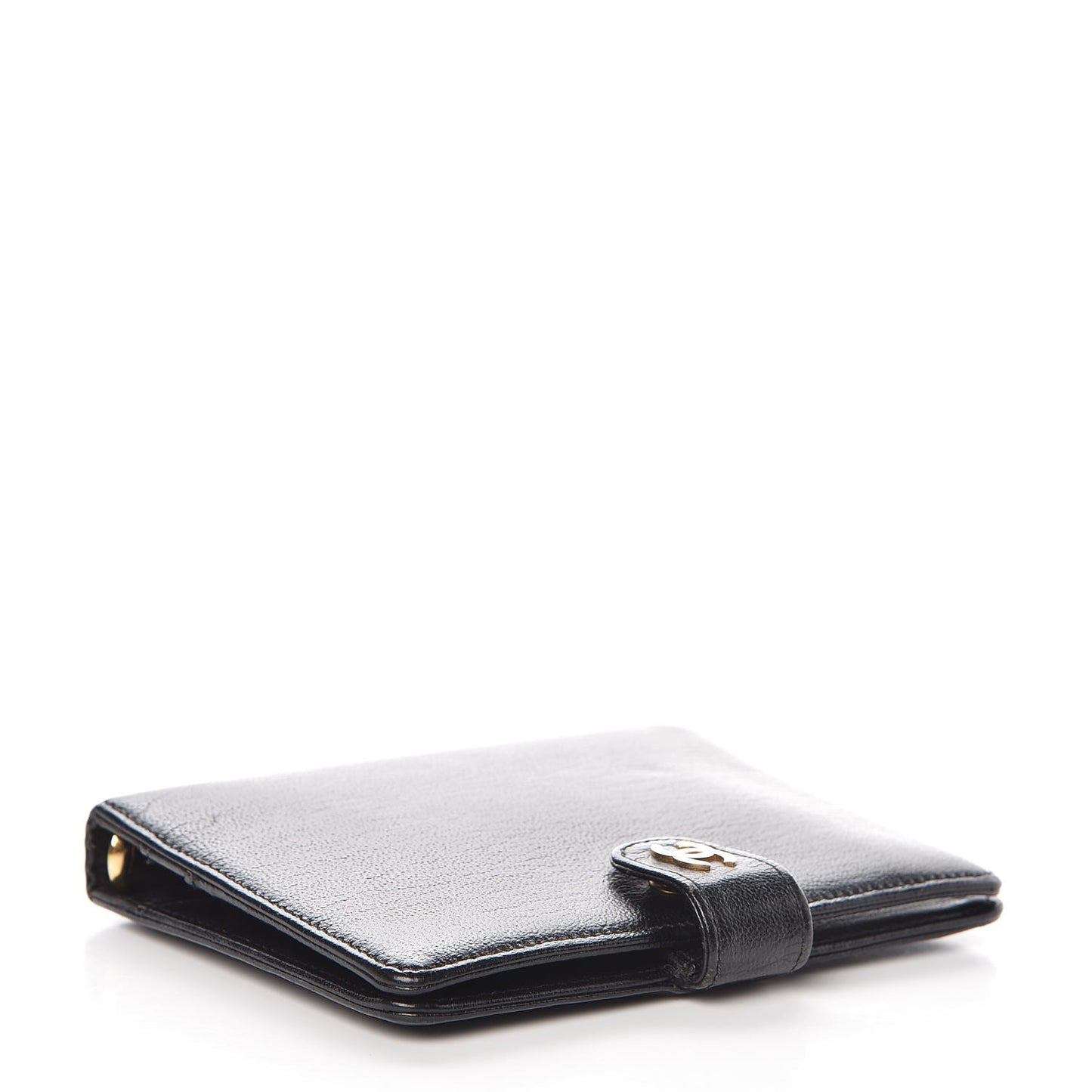 Goatskin Small Ring Agenda Planner Black