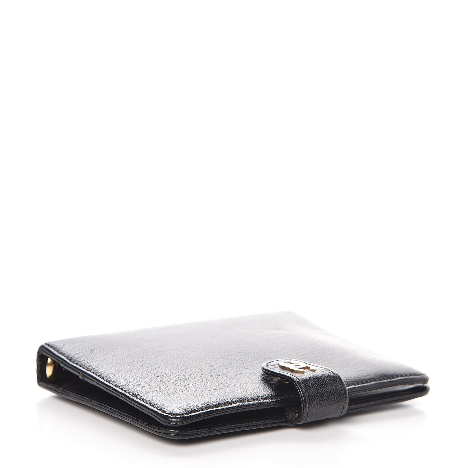Chanel Goatskin Small Ring Agenda Planner Black 4 of 9