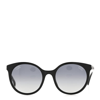 Chanel Acetate Metal Polarized Pantos Sunglasses 5440-A Black 2 of 9