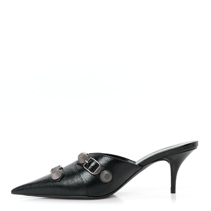 Balenciaga Agneau Arena Cagole 70mm Mules 36 Black 1 of 10