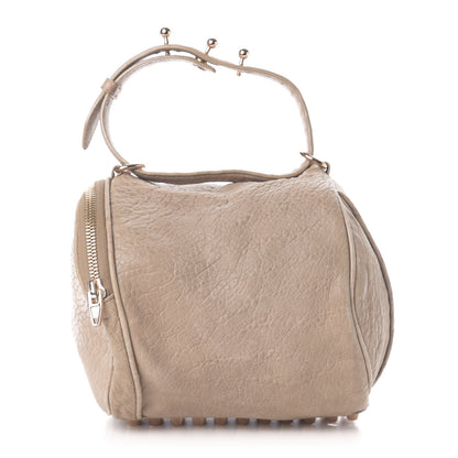 Alexander Wang Pebbled Lambskin Angela Pochette Latte Rose Gold Hardware 1 of 12