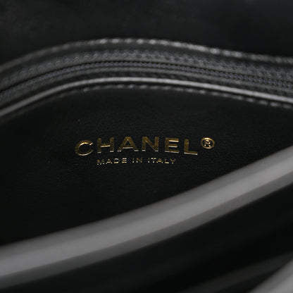 Chanel Lambskin Quilted Medium Color Match Flap Black 5 of 11