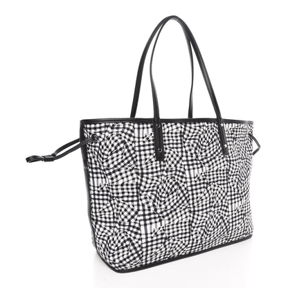 MCM Visetos Medium Reversible Shopper Tote Black 9 of 15
