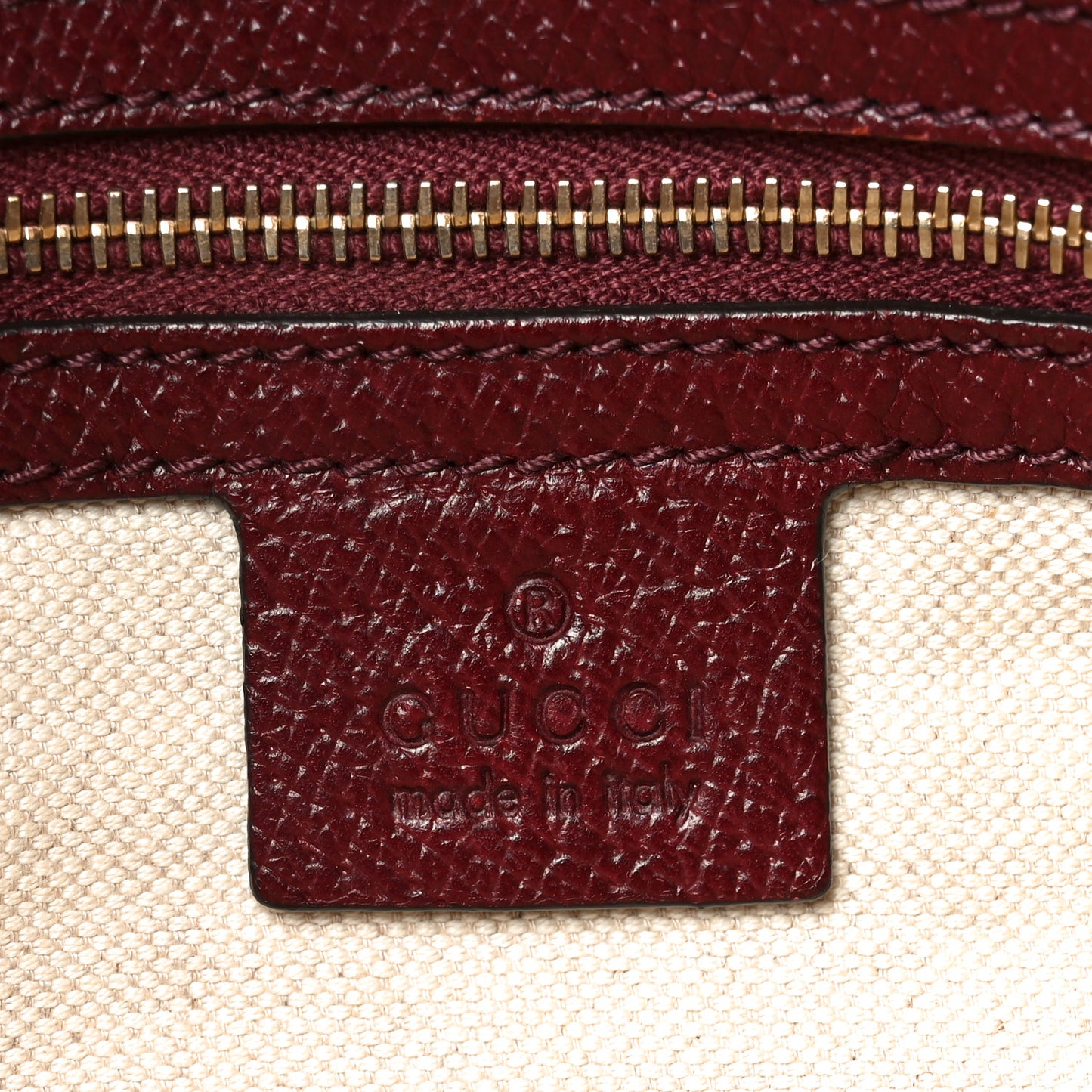Monogram Textured Calfskin Medium Bree Zippered Tote Beige Ebony Peonia Flower