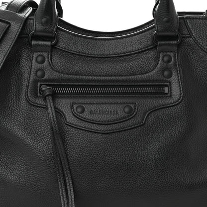 Balenciaga Grained Calfskin Black Hardware Neo Classic City Black 8 of 12