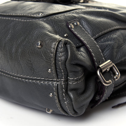 Chloe Calfskin Paddington Hobo Grey 8 of 9