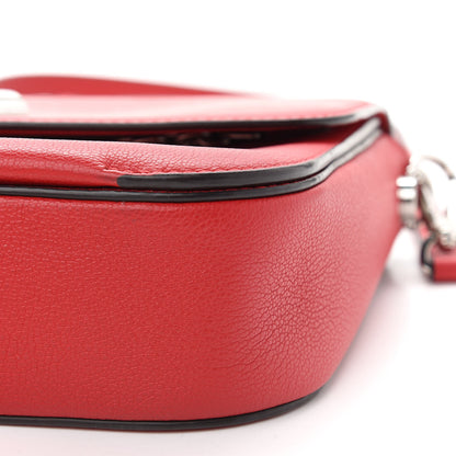 Louis Vuitton Calfskin Monogram Very Messenger Rubis Red 9 of 9