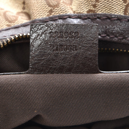 Gucci Monogram Medium Interlocking Hobo Dark Brown 7 of 8