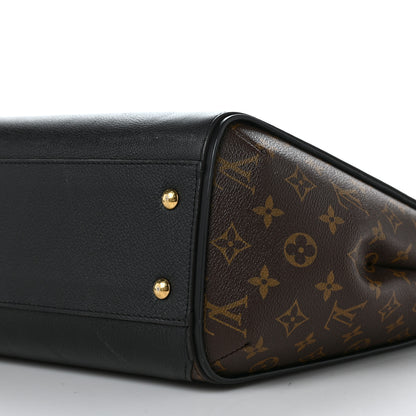 Louis Vuitton Calfskin Monogram Kimono Tote Black 8 of 9