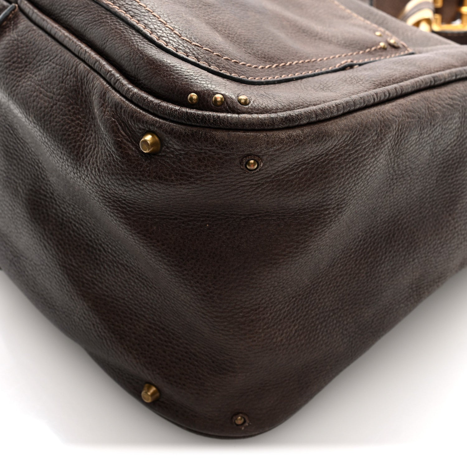 Chloe Calfskin Paddington Hobo Brown 9 of 9