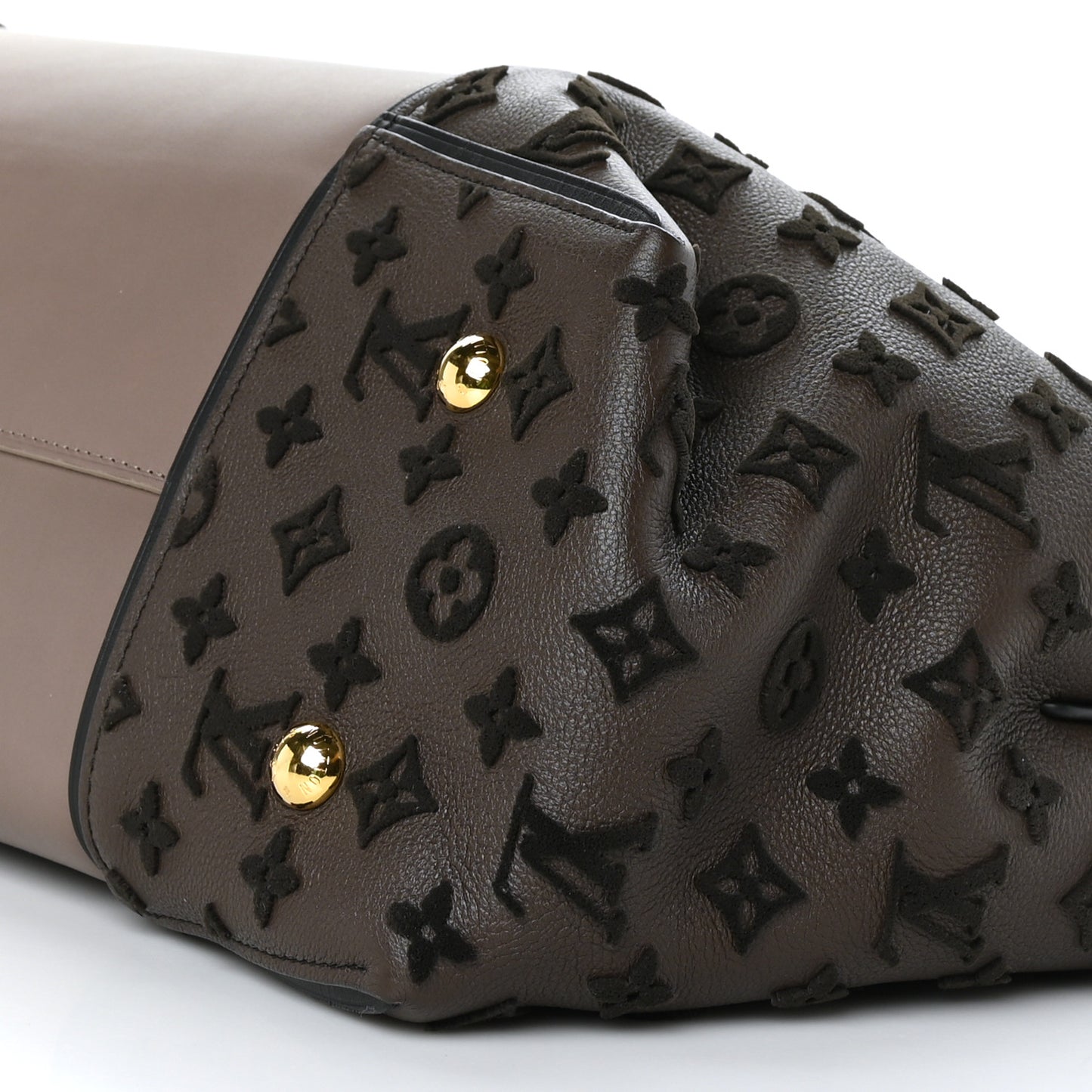 Cuir Orfevre Veau Cachemire Tote W GM Gris
