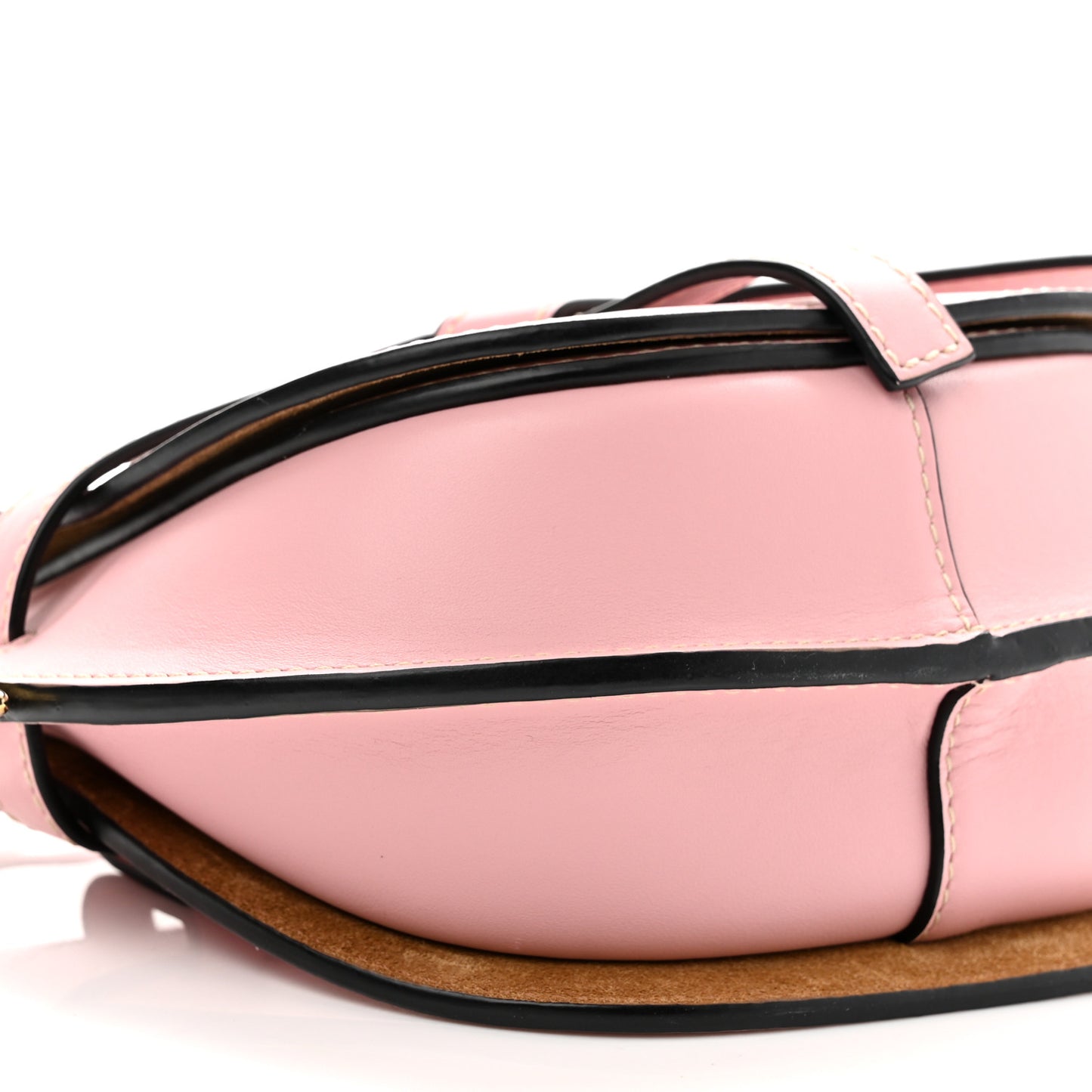 Calfskin Mini Gate Belt Bag Pastel Pink