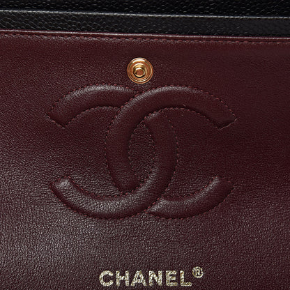 Chanel Caviar Quilted Medium Double Flap Black 8 of 13