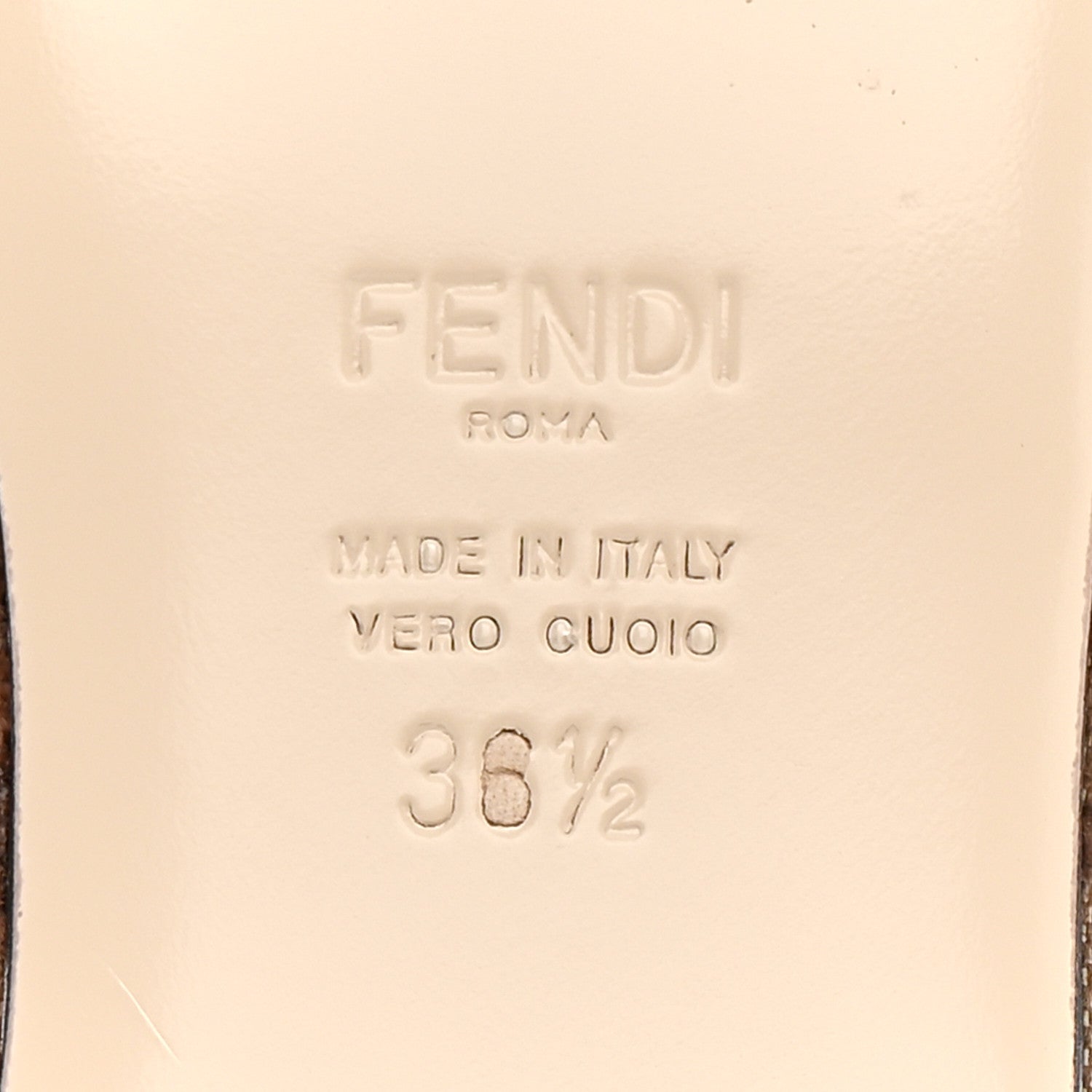 Fendi Tessuto Velluto FF Tapestry Colibri Lite Slingback Ballerina Flats 36.5 Chocolate Gianduia Cioccolato 7 of 11