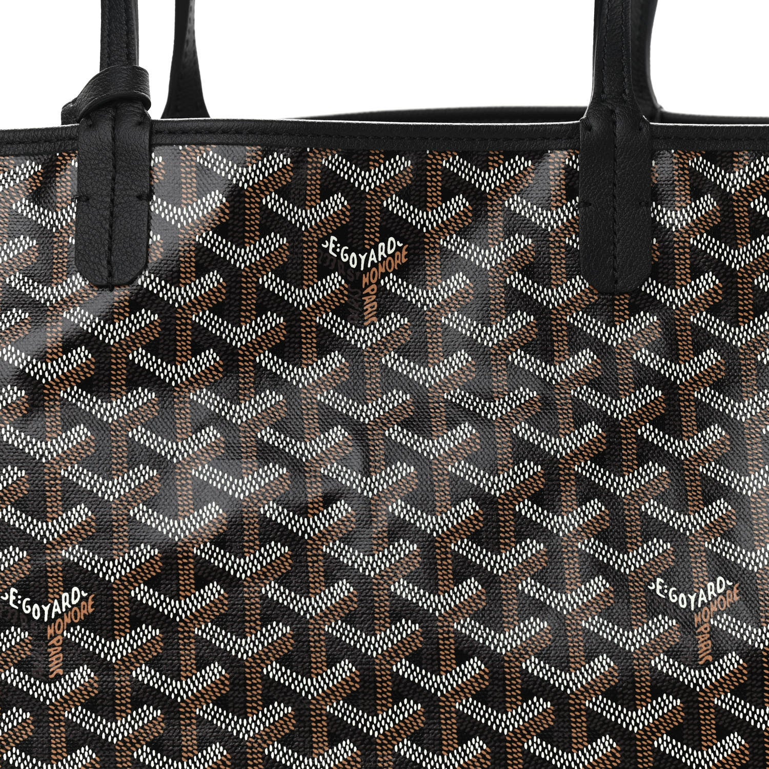 Goyard Goyardine Saint Louis PM Black 9 of 12