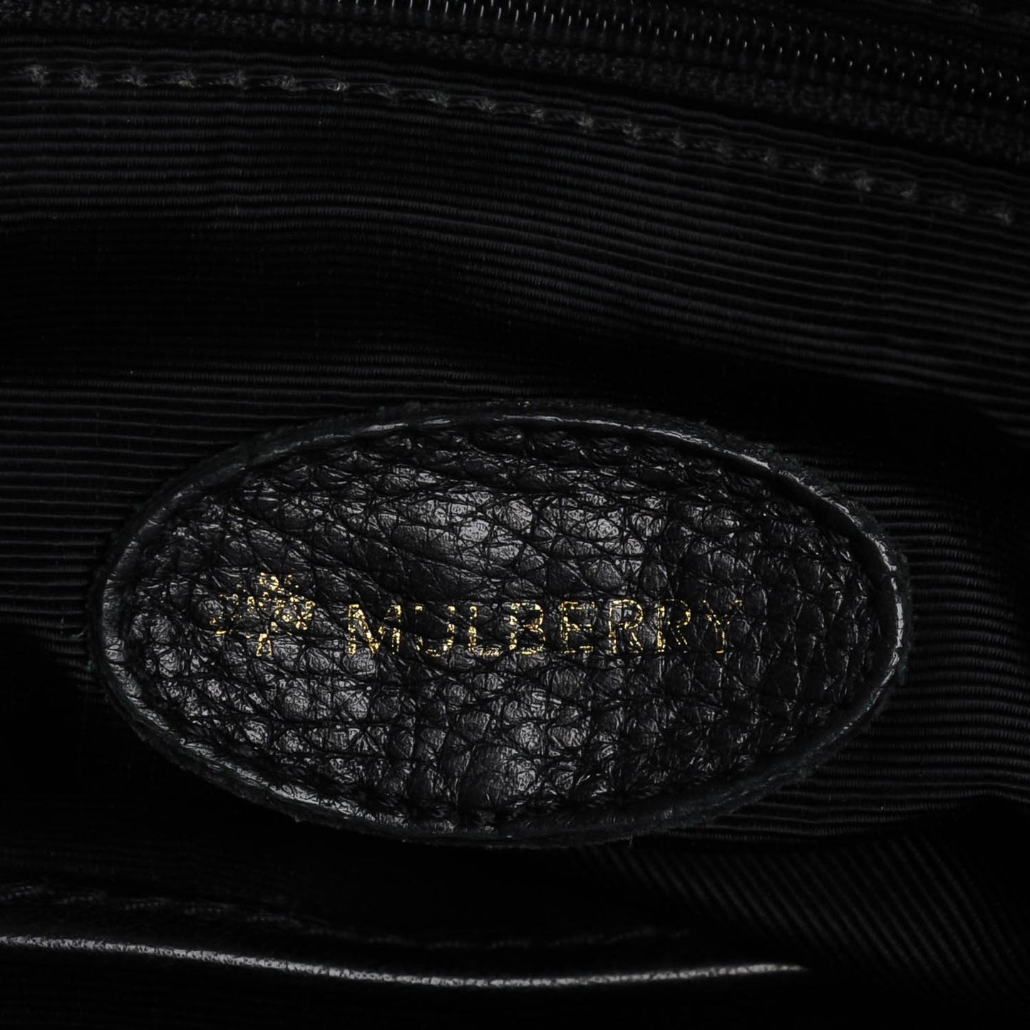 Spongy Calfskin Mabel Hobo Black