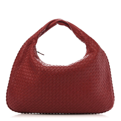 Bottega Veneta Nappa Intrecciato Large Veneta Hobo Red 1 of 10