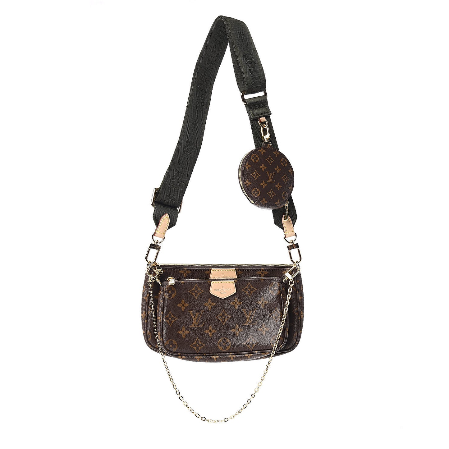 Monogram Multi Pochette Accessories Kaki