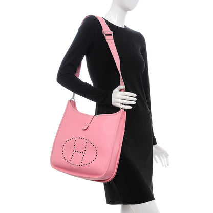 Hermes Epsom Evelyne III GM Rose Confetti 2 of 12