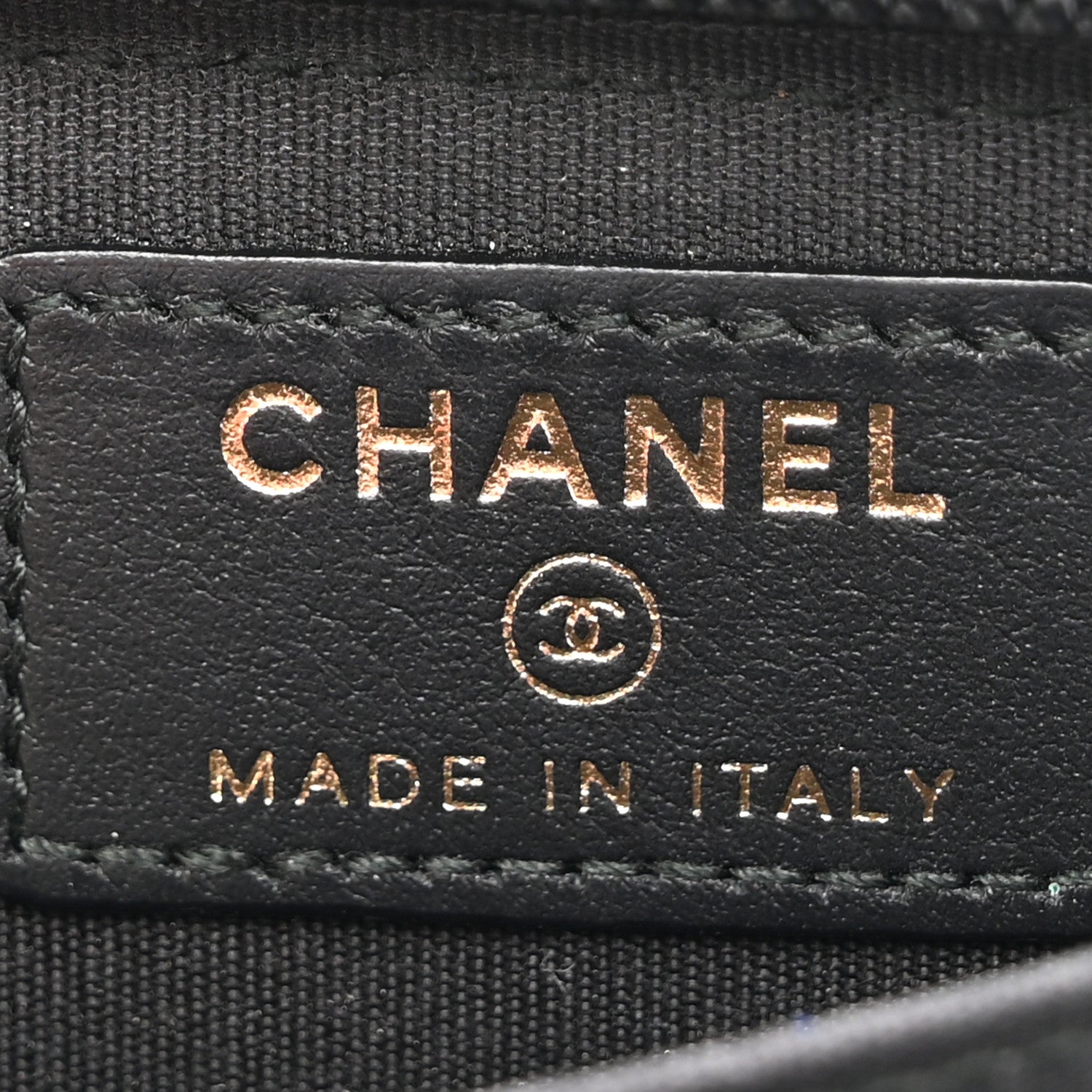 Chanel Caviar Quilted Boy Zip Around Coin Purse Wallet Black 6 of 8