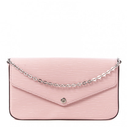 Louis Vuitton Epi Pochette Felicie Rose Ballerine 3 of 10