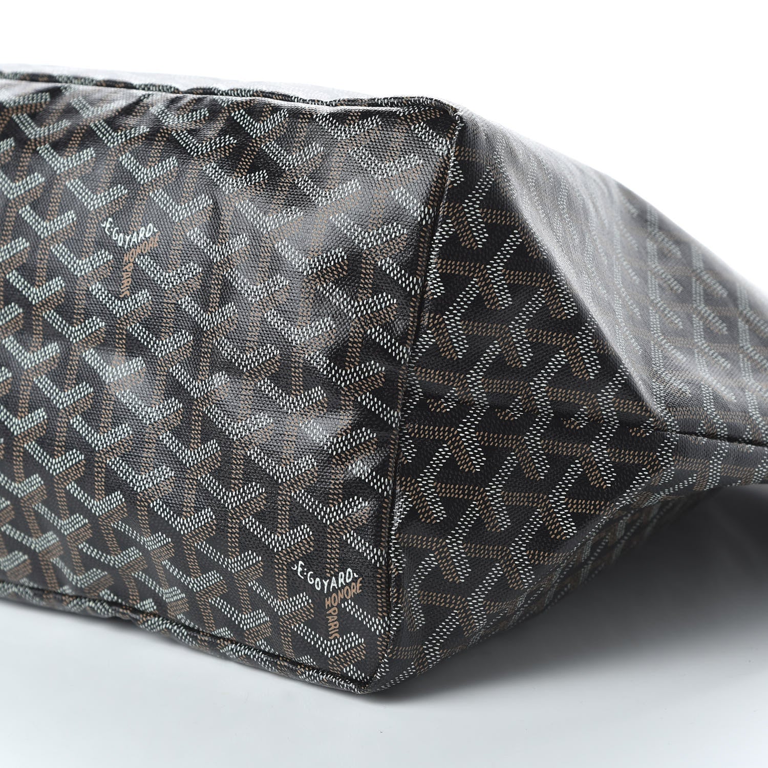 Goyard Goyardine Saint Louis GM Black Gold 7 of 8