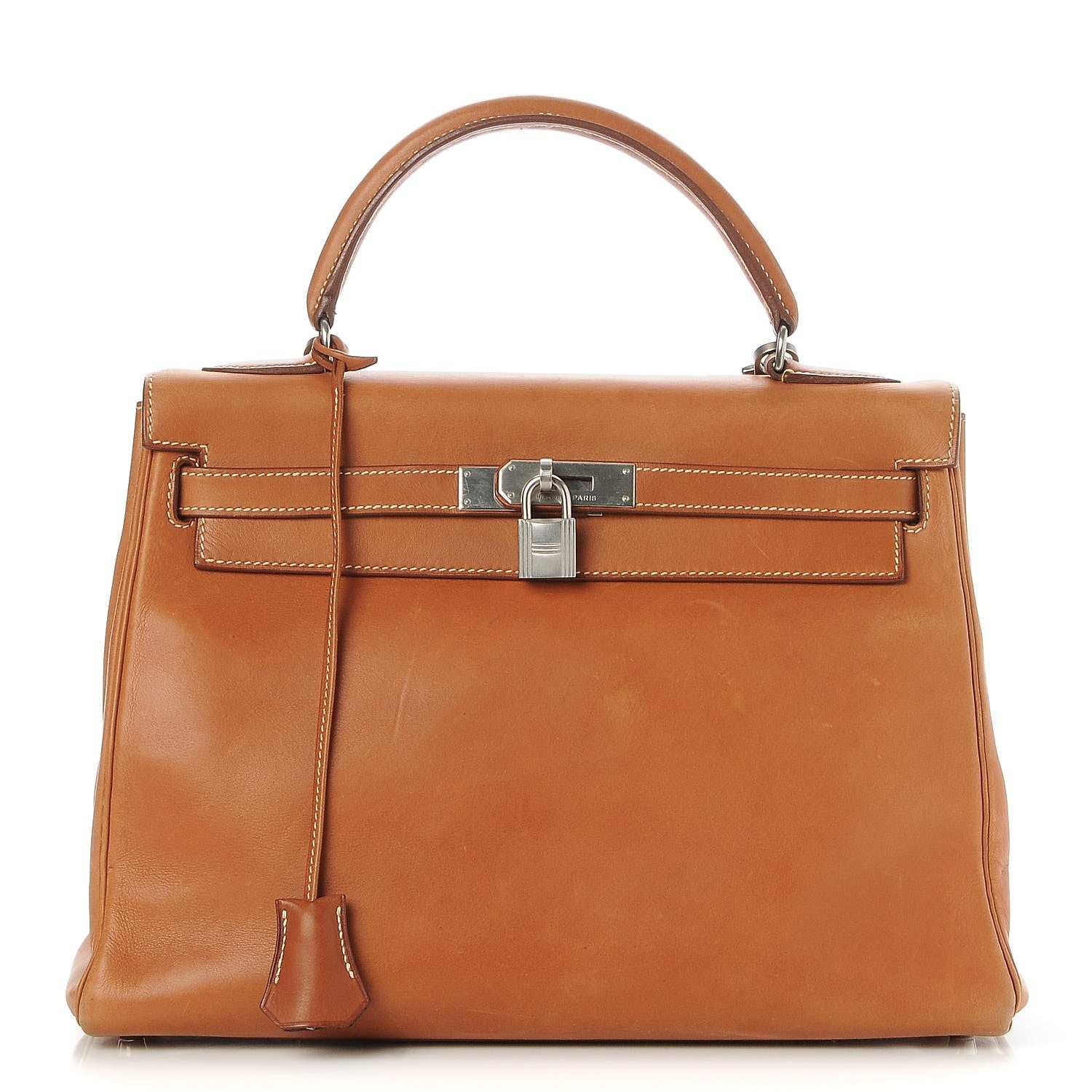 Hermes Natural Barenia Kelly Retourne 32 Fauve 1 of 40