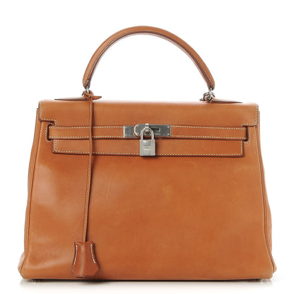 Hermes Natural Barenia Kelly Retourne 32 Fauve 1 of 40