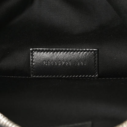 Saint Laurent Linen Canvas Rive Gauche Zipped Pouch Optic White 6 of 8