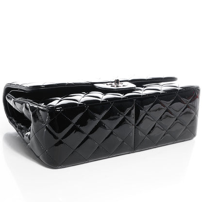 Chanel Patent Jumbo Double Flap Black 4 of 9