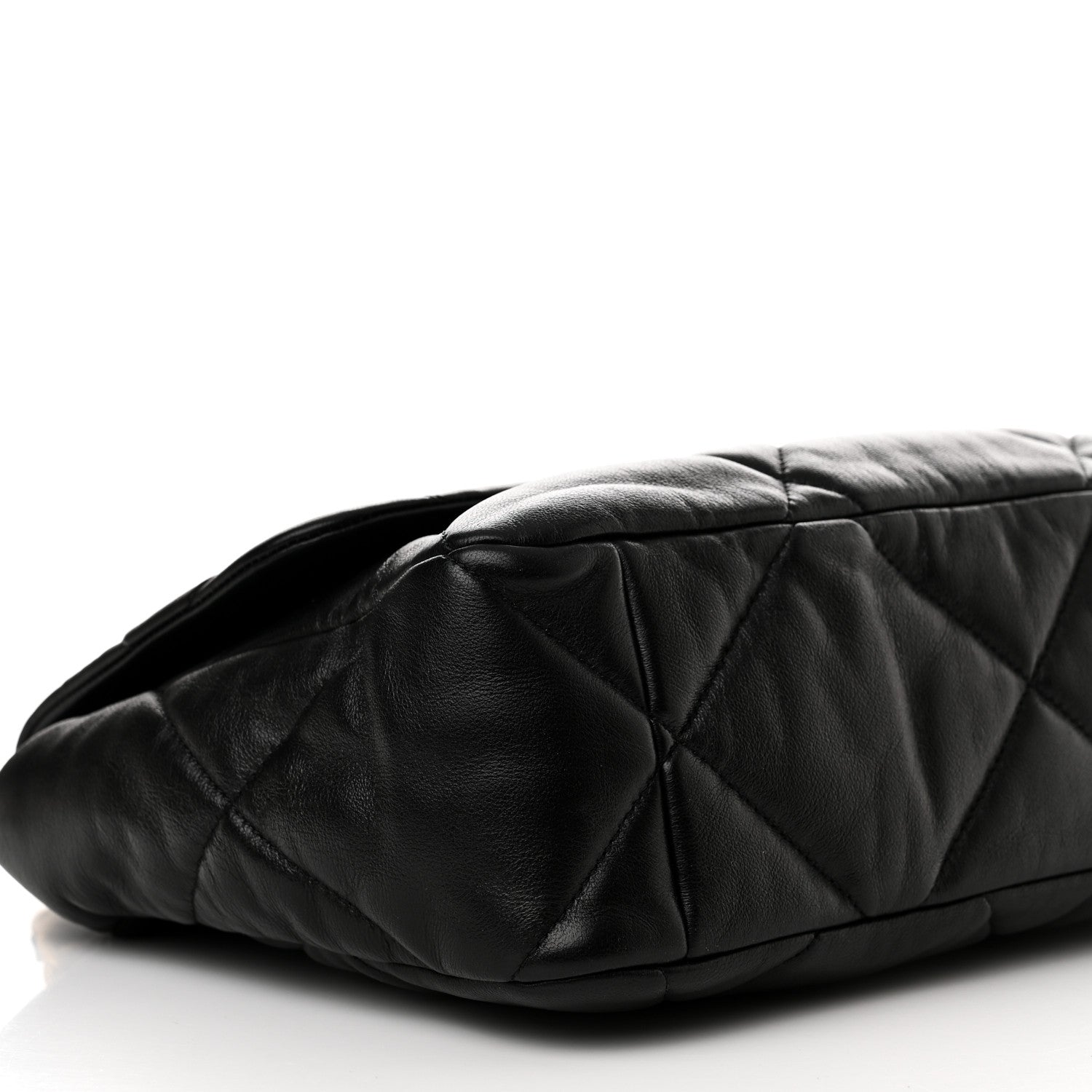 Chanel Lambskin Quilted Large Chanel 19 Flap Black 9 of 11
