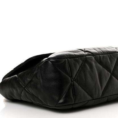 Chanel Lambskin Quilted Large Chanel 19 Flap Black 9 of 11