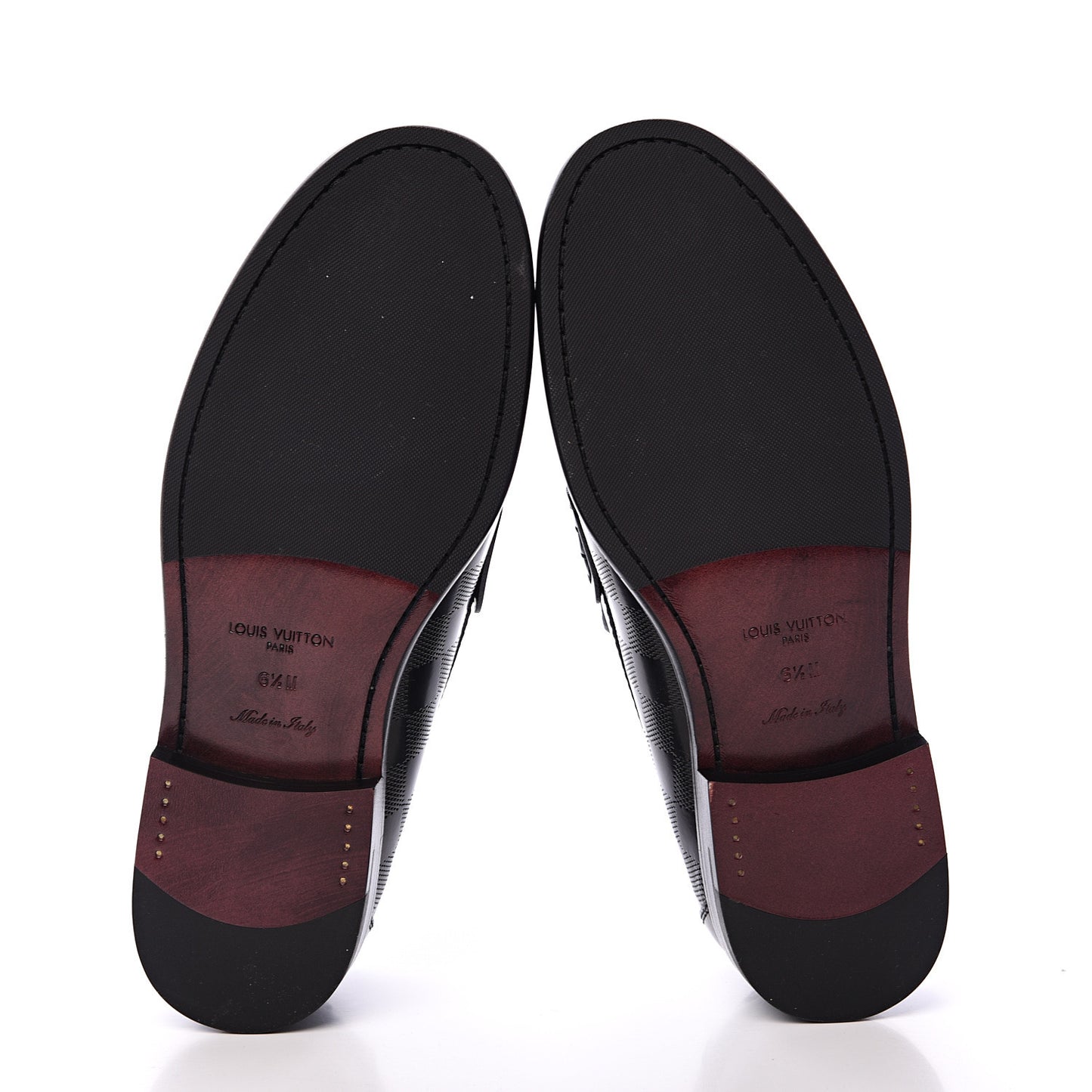 Damier Infini Graduation Loafers 6.5 Black