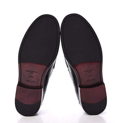Louis Vuitton Damier Infini Graduation Loafers 6.5 Black 5 of 7