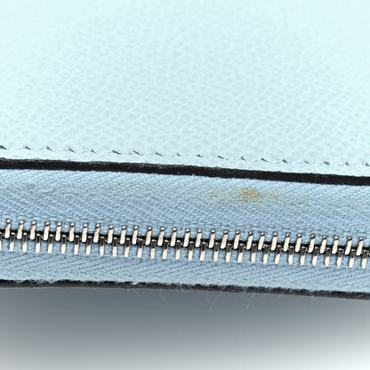 Hermes Epsom Silk'In Compact Wallet Celeste 9 of 9