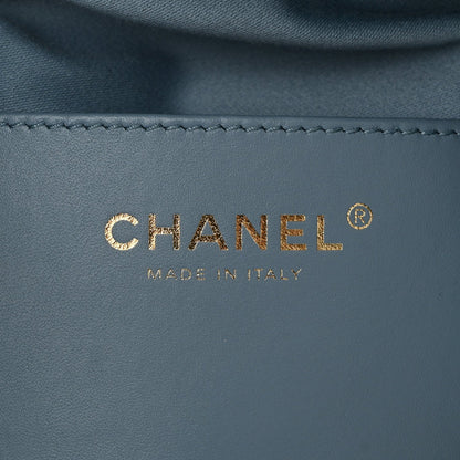 Chanel Caviar Quilted Medium Chanel 25 Handbag Blue 7 of 12