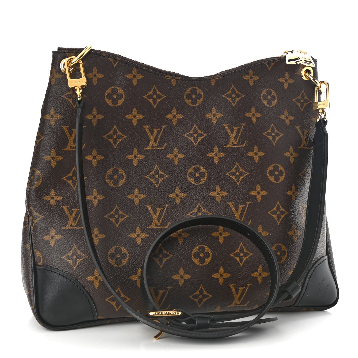 Louis Vuitton Monogram Odeon MM Black 3 of 9