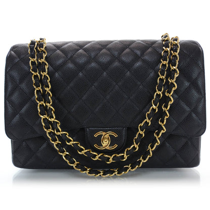 Chanel Caviar Quilted Maxi Double Flap Black 1 of 9